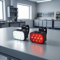 Bike Safety Light Compact Cycle Light with Strap Lightweight for Commuting