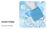 Silicone Cryotherapy Facial Tool Cooling Effect Reusable Face Cryotherapy Facial Tool Leak-Leak-Resistant Design Facial Cooling Tool for Travel