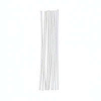 10 Pieces Pre-Waxed Candle Wick Smokeless Wood Candle Wick Handmade for Crafters, Beginners, Home Crafting