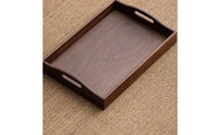 Walnut Serving Tray Smooth Walnut Serving Board Portable for Hosts, Tea Service, Coffee Table, Home Cafe