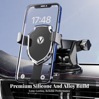 Weight-Activated Car Ph Single Mount Single-Hand Use Suction Disc Ph Single Holder Navigation Bracket Unobstructed