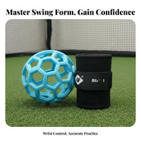 Improves Accuracy Golf Swing Training Ball Increases Power Golf Swing Coach Ball Portable for Beginners, Home Practice, Driving Range