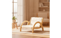 Cat Lounge Chair Easy to Hygienic - Cat Lounger with Wooden Frame Detachable Furniture for Cats, Window Sill