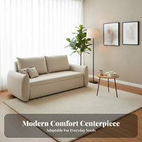Folding Sofa Bed Space-Saving Multi-Position Sleeper Bed Two-in-oneUse Design transformable Couch for Guests, Homeowners, Small Spaces, Bedroom, Home Office
