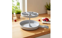 Grease-Draining Microwave Pork Strips Rack Crispy Microwave Pork Strips Cooker Easy Clean-up Cookware BPA-Free-Clear for Breakfast, Kitchen