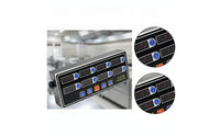 Countertop 8-Channel Digital Timer Compact Multiple Channel Timer Plug-in Type for Restaurant