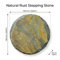 Rough Stepping Stone, 3-4cm Thick Outdoor Patio Stepping Stones, High Durability, Frost Resistant, Slip Resistant Garden Pavers