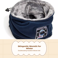 Windproof neck gaiter for skiing