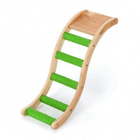 Wooden Bird Ladder Exercise Climbing Ladder with Rungs Enrichment Bird Perch Sturdy for Parrots