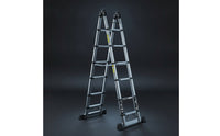Stainless Steel Telescoping Ladder Extendable Telescopic Ladder Portable Adjustable for Homeowners, DIYers, Contractors