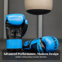 Long-Lasting Boxing Gloves Force Protection Training Gloves Shock Absorption Combat Sports Gear Wrist Support for Children, Women, Beginners, Sparring, Gym