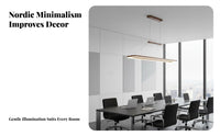 Nordic Design Modern LED Chandelier Luxury Design Dining Room Hanging Lamp Energy Saving Minimalist Hanging Light Adjustable Height for Homeowners, Business Owners, Interior Designers, Restaurant, Bar Counter, Bedroom, Kitchen Island