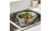Stainless Steel Colander Easy to Polished Steel Food Strainer Measurement Markings Kitchenware for Kitchen