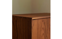 4 Pieces Modular Cabinet Stackable Cabinet with Doors Retro Storage Unit for Living Room, Bedroom