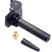 Rough-Terrain-Highway Motorcycle Throttle Assembly Rubber Boot Twist Throttle Grip Brass Adjuster 7/8 Inch Handlebar Grips Clamp-Style