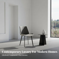 Modern Design Upholstered Armless Chair Minimalist Design Armless Upholstered Chair Soft Cushion Household Furniture Comfortable for Homeowners, Business Owners, Interior Designers, Dining Room, Restaurant, Reception Area, Kitchen