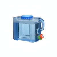 Large Capacity PC Water Container Outdoor Use Camping Water Container Easy to Carry Transparent Body for Travel