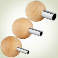 3 Pieces DIY Stuffing Tool with Wooden Handle Handheld Cotton Filling Tool with Wooden Handle Manual Versatile for Hobbyists