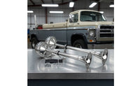 Electric Air Signal Stainless Steel Air Signal with Compressor Polished Silver