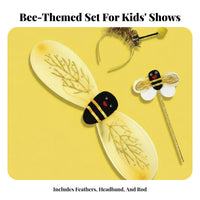 Bee Costume Set Lightweight children's Bee Costume Comfortable Bumblebee Dress-Outfit for Young Children, Preschoolers, Halloween, Birthday Parties