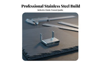 Stainless Steel Strapping Buckle L-Shaped Banding Fastener Pipe Insulation Buckle Long-Lasting Metal Strap Fastener
