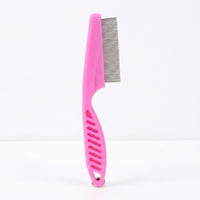 Dog Grooming and Cat Grooming Tool with Lice Combs, Stainless Steel Pet Comb for Long Haired Coats, Smooth Fine Teeth Grooming Brush, Pet Comb