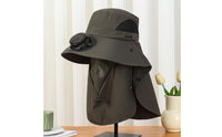 Lightweight Wide Brim Fan Hat Breathable Mesh Outdoor Gear