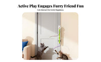 Pet Accessory Flying Rope Cat Toy Wall Mounted Cat Toy Hands-Unrestricted Touch Activated Space-Saving Safe