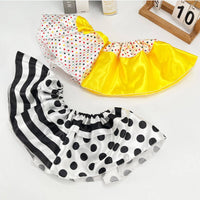 Ruffled Satin Clown Neckline Elastic Ruffle Costume Accessories for Ruffled Satin Clown Collars, Entertainers, Stage Performance