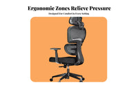 Adjustable Height Ergonomic Gaming Chair Support Medium-Back Mesh Swivel Seat Rolling Caster Wheels Office Furniture Easy Assembly for Gamers, Telecommuting Workers, Students, Workspace, Game Room