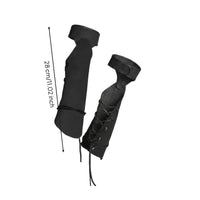 Bracers with Lace-up Closure LARP Arm Guards with Side Laces Arm Guards with Metal Eyelets Halloween Protective Gear Lightweight