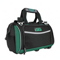 Waterproof Heavy-Duty Tool Bag Wear-Resistant Zippered Tool Bag Reinforced Base Large Capacity Multiple Pockets