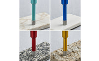 4 Pieces Diamond Hole Opener Clean-Cutting Hole Opener with M14 Thread Tool for Tilers, Masons, Angle Grinders, Stone