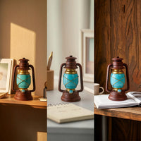 Lantern Figurine Rustic Decorative Lantern Retro for Coffee Table, Decorators