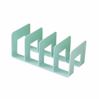 Transparent Design Bookend with Pen Holder Space-Saving Multi-Functional Bookend Minimalist and design Book Stand Large Capacity for Students, educators, Desk, Study Room