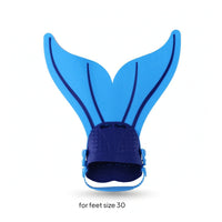 Mermaid Monofin Streamlined Mermaid Fin Monofin with Foot Pocket Underwater Swimming Flipper Smooth for Children, Diving, Pool