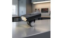 Bike Front Light Rechargeable Cycle Light with Bracket Cycle Headlight Holder Type-C Sturdy for Cyclists, Night Riding