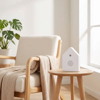House-Shaped Ambient Sound Machine Compact Ambient Sound Box Minimalist Sound Machine with Hanging Hole Portable for Adults, Baby, Bedroom, Office, Travel