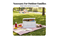 Portable foldable storage container with flat top Lid Large Capacity foldable storage container with Lid Stackable Outdoor gear sturdyDuty for vehicles Owners, household users, Camping, outdoor dining, travel excursions, Home Organization