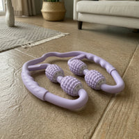 Clamp Massage Roller 360° Circular Roller Textured Leg with Four Wheels for Runners
