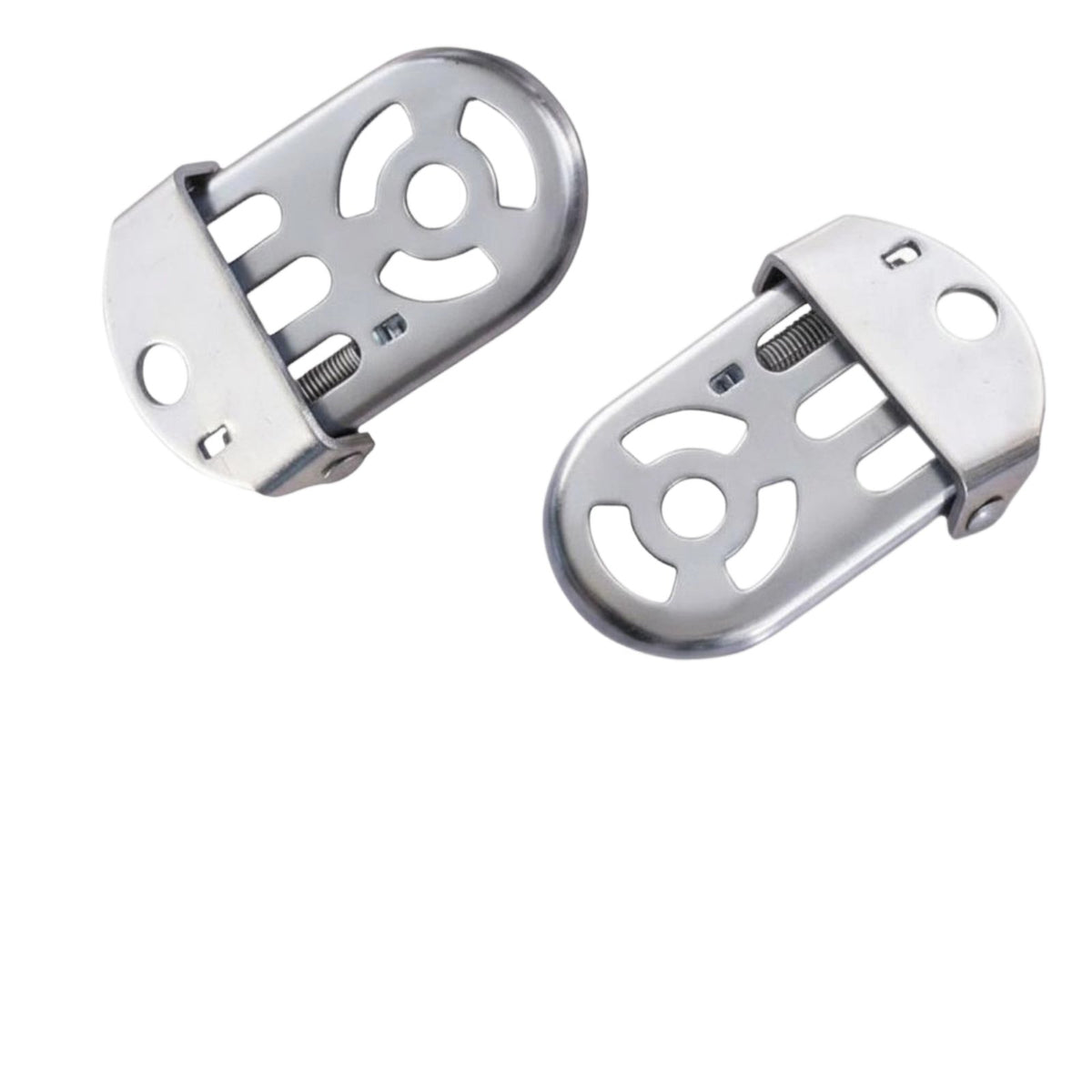 2 Pieces Foldable Bike Foot Pegs High Strength Foldable Cycle Footrest Folding Rear Bike Pedals Sturdy Duty Passenger Foot Pegs