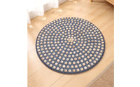 Foot Massage Mat with Wooden Nodes Portable Foot Massager Mat Massage Pad with Wooden Beads Safe Slim Design for Adults, Home