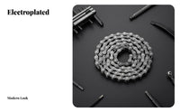Single Speed Cycle Chain Includes Primary Link Single Speed Bike Chain Drivetrain Parts Pre-Lubricated for Town Cyclist S