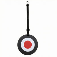 Red Center Football Training Target Disc Swivel Hook Soccer Training Disc with Straps Adjustable Strap Hanging Football Target Flat