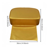 Hair Cutting PU Leather Salon Child Easy to Clean Styling Chair Heightening Cushion for Children, Young Children, Barbershop