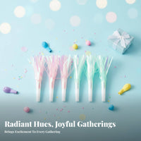Retractable Unrolling Paper Whistle Colorful Unfurling Paper trumpet Easy to Use Noisemaker Toy Assorted and patterns for children, Adults, festivitys, Gatherings, pub, New Year's New Year's Night