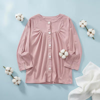 Easy Open Nursing Clothes Breathable Material Adaptive Pajamas with Side Openings Hook and Loop Fasteners Tear Away Patient Pajamas for Hospital Stay