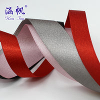 Metallic Gold/Silver Weave Satin Ribbon for Crafts and Embellishments