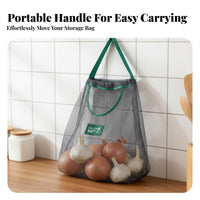 Fruit Storage Net Lightweight Portable Carry Handle Convenience for Pantry