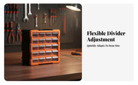Transparent Drawers Drawer Storage Cabinet Removable Divider Small Parts Cabinet Compact